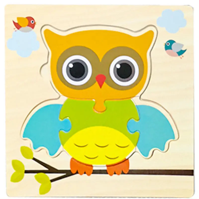 aby Wooden 3D Tangram Puzzle – Educational, Animals and Objects