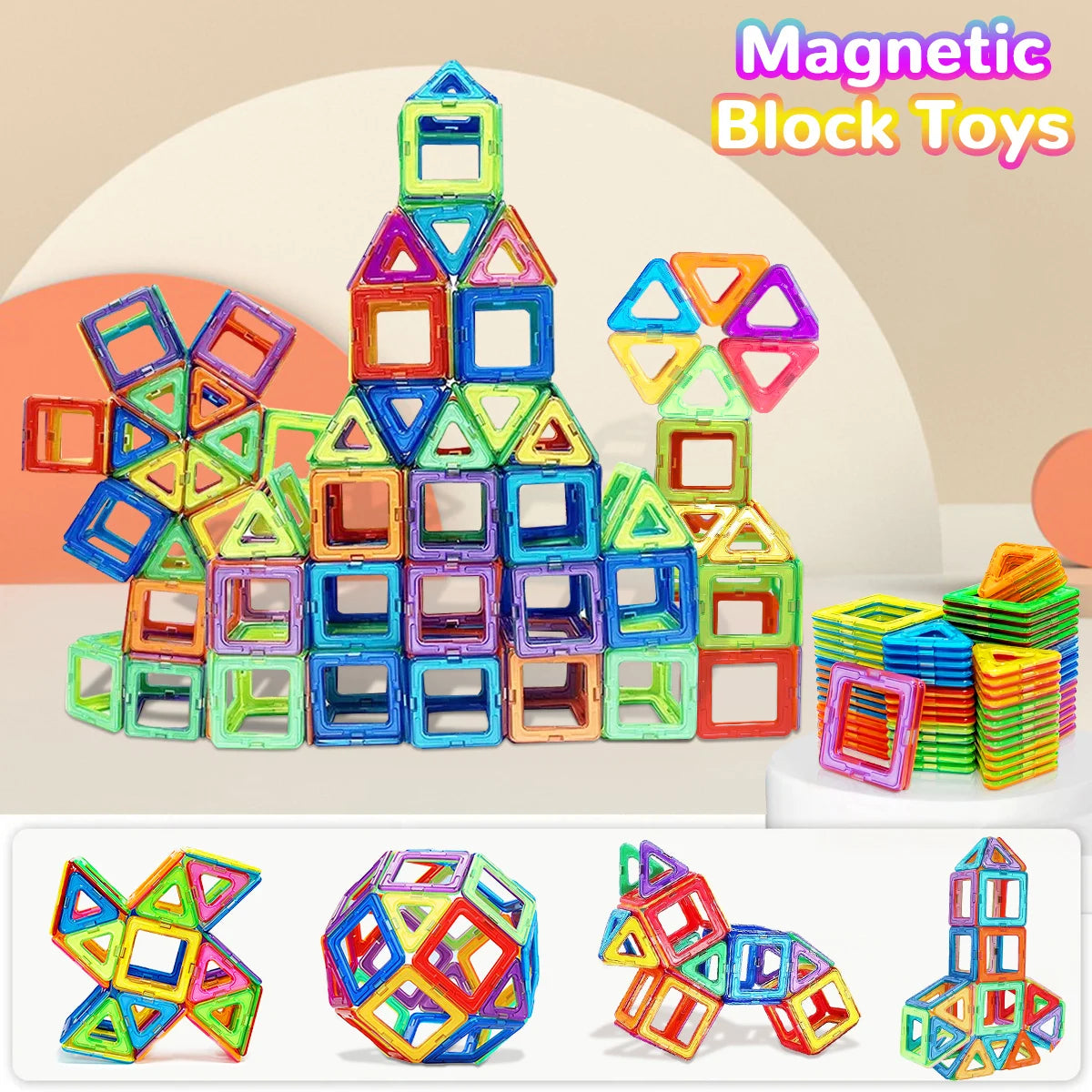 STEM Magnetic Blocks for Play, Learn & Build - Inspire Creativity