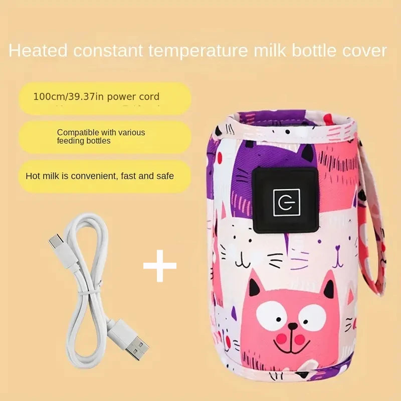 Portable USB Milk & Water Warmer – Travel-Ready Bottle Heater