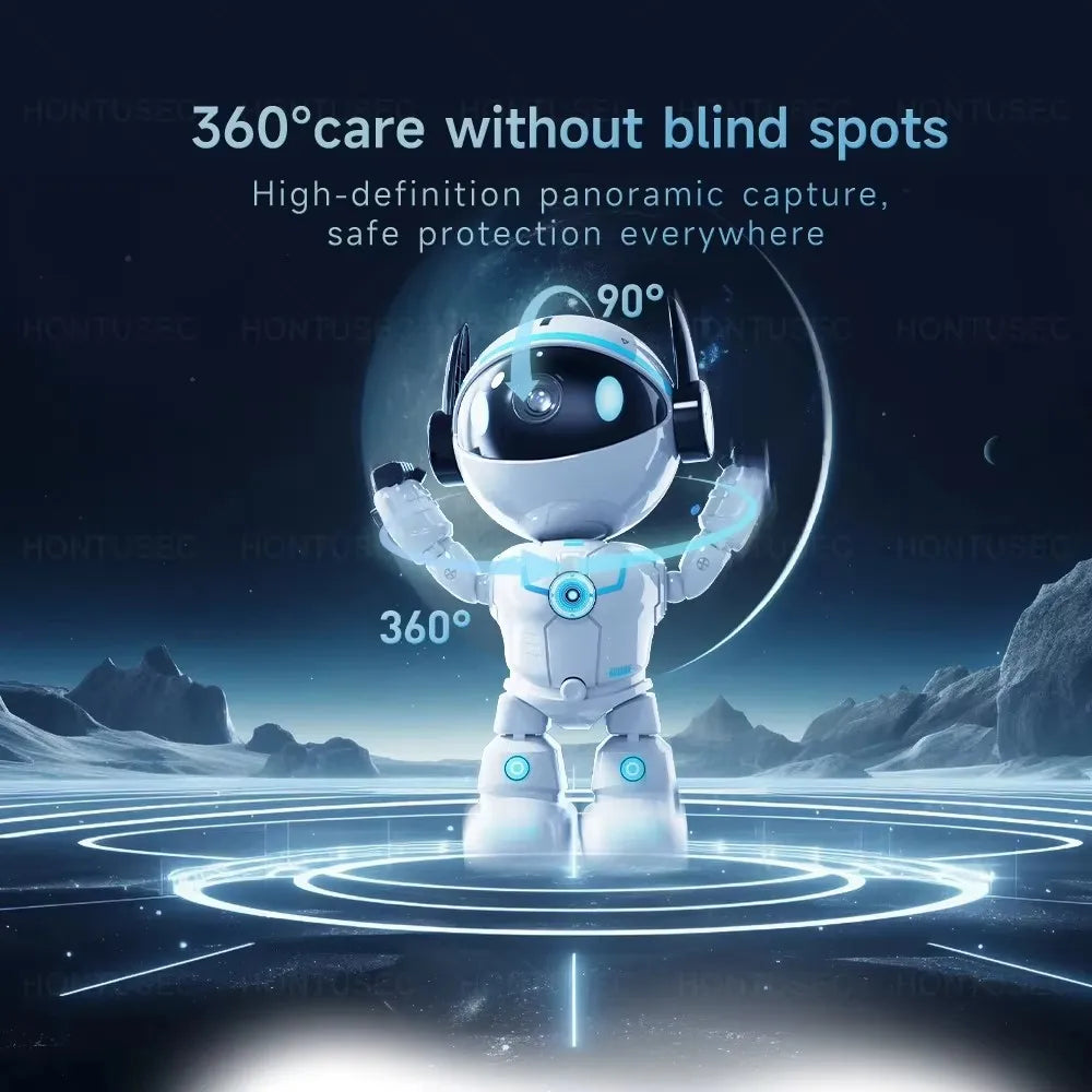 HiEasy Robot 5MP Wi-Fi Indoor Smart Camera with Night Vision & Auto Tracking