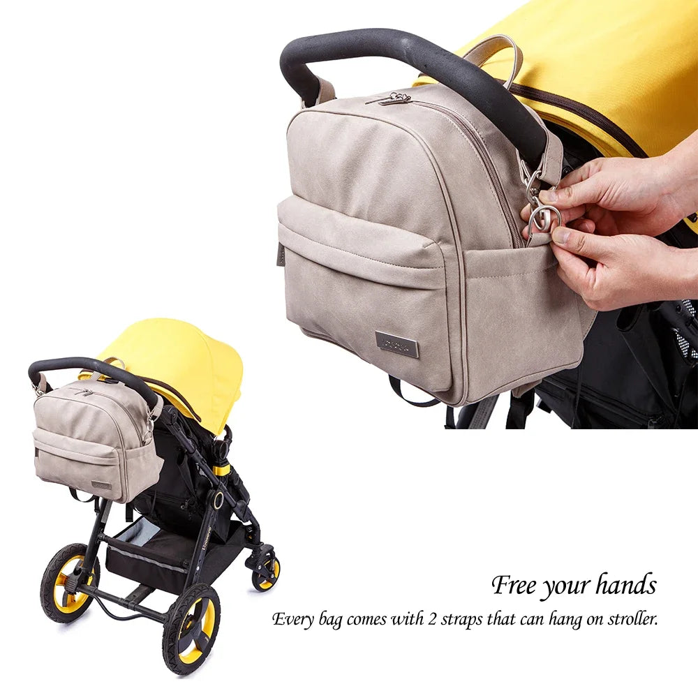 Stylish Waterproof Diaper Backpack for Parents