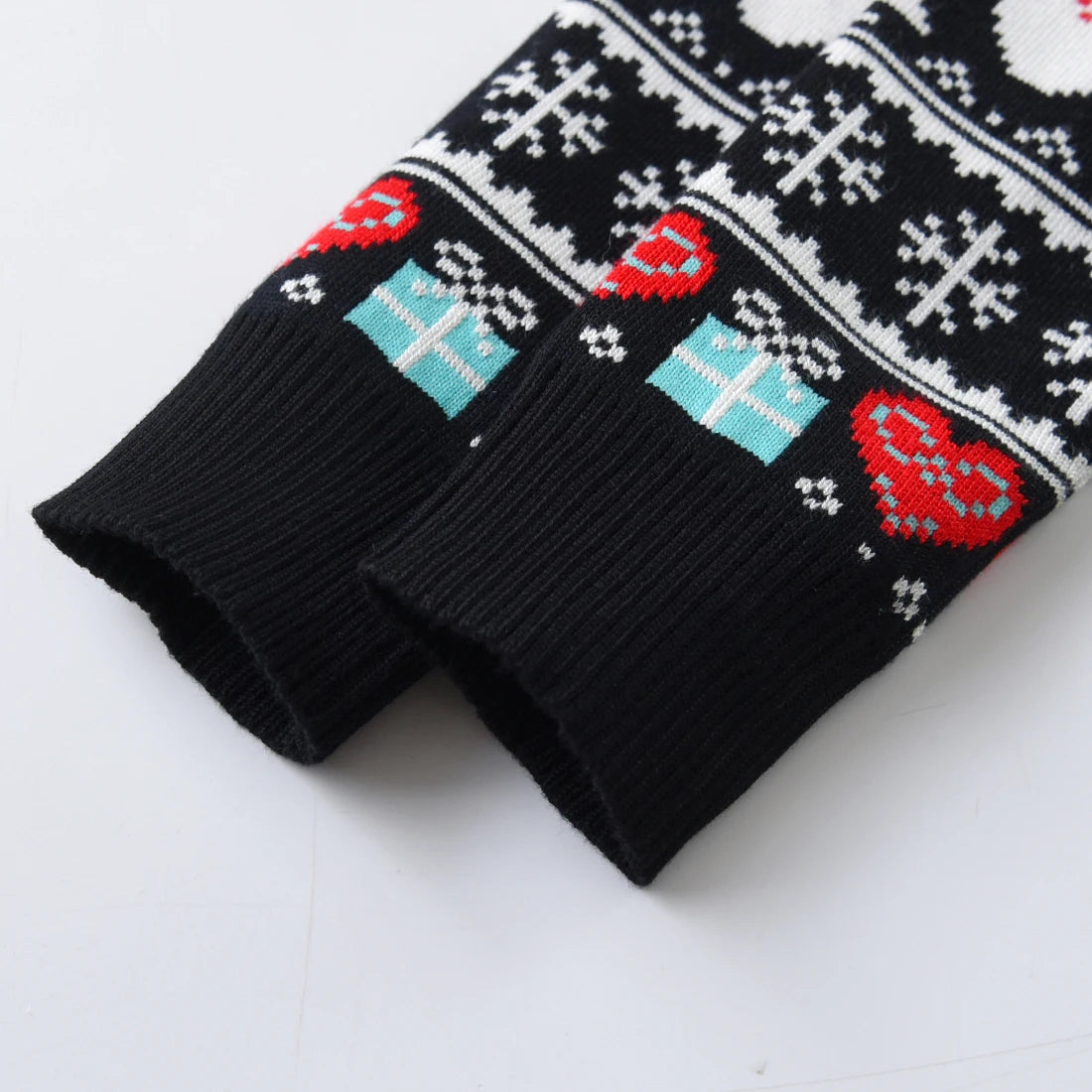 Premium knitted Christmas dinosaur jumper, soft, cosy and perfect for a refined festive kids’ look