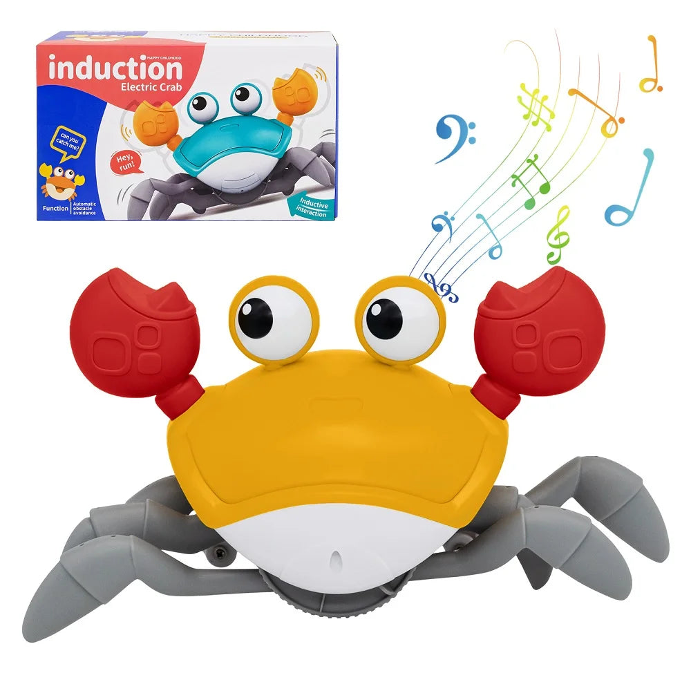 Dancing Crab Interactive Crawling Toy – Run Away Baby Toy