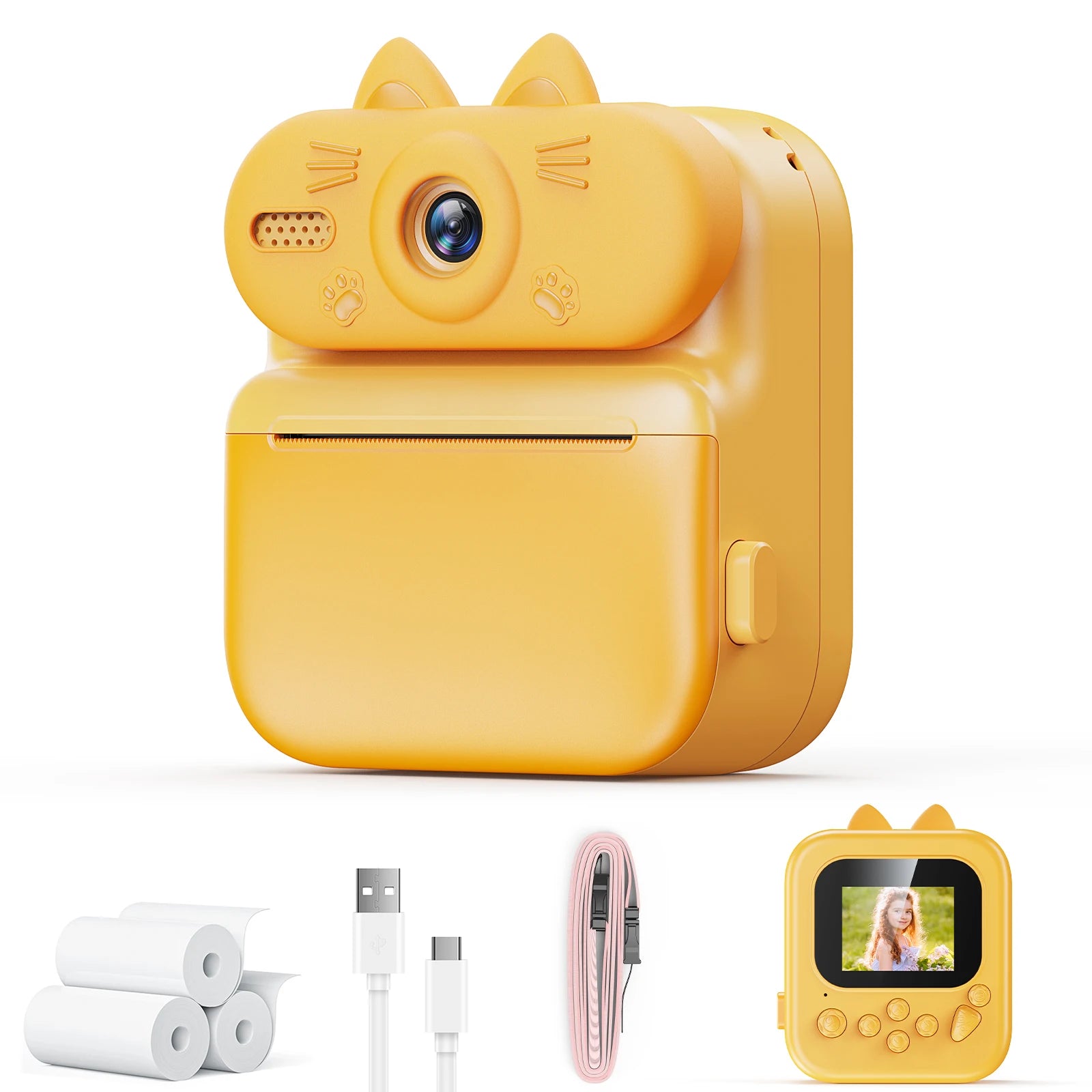 Kids Instant Print Camera – 1080p Toy Camera