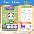 Educational Reusable Workbook for Children – 34 Wipe-Clean Pages