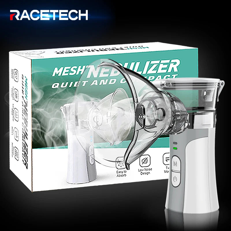 Portable Mesh Nebuliser Inhaler for Kids & Adults