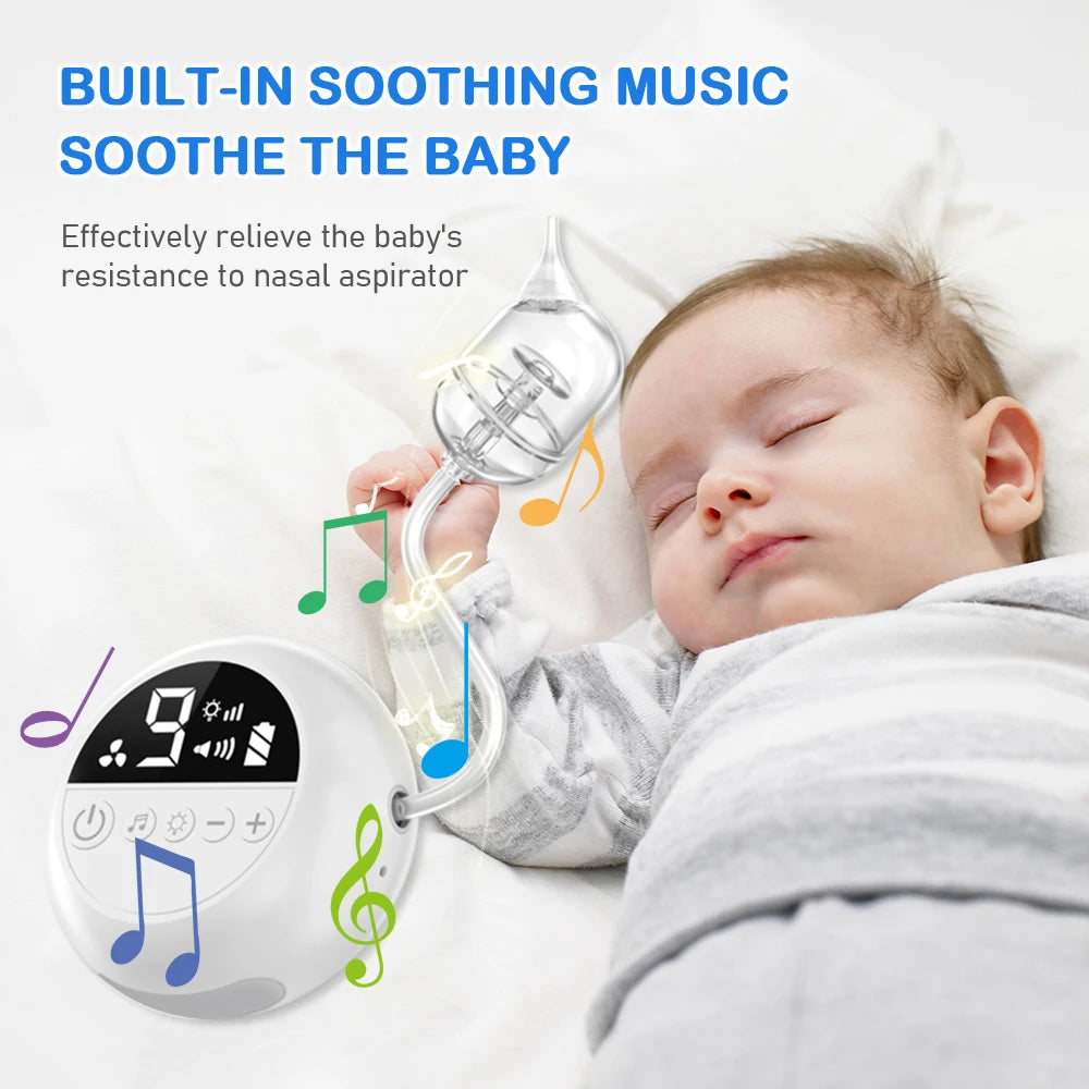 Electric Baby Nasal Aspirator with Music & Night Light