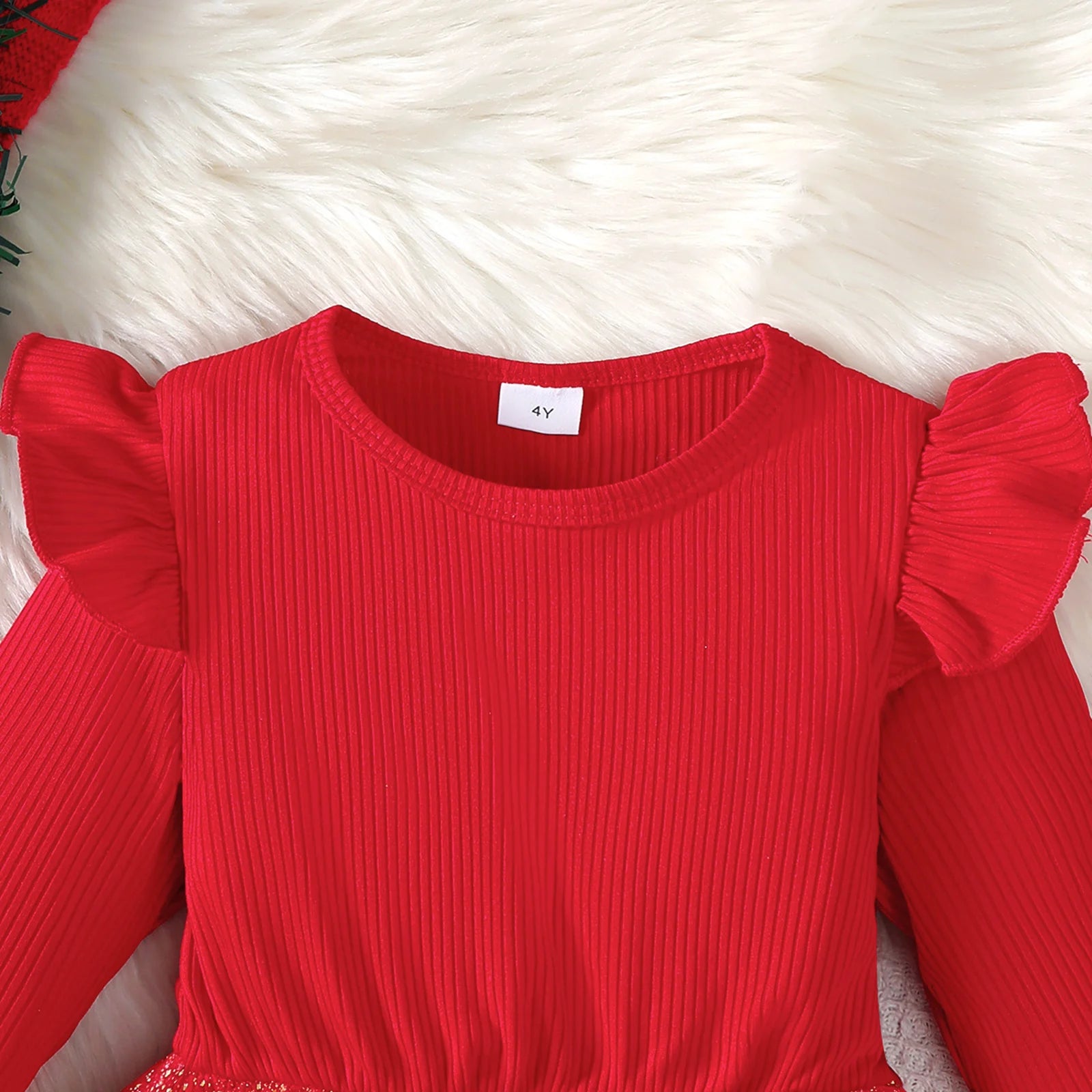 Festive chiffon dress with stars — Perfect for Festive Season