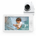 7" HD Video Baby Monitor with Dual Cameras, Split Screen & Long Range