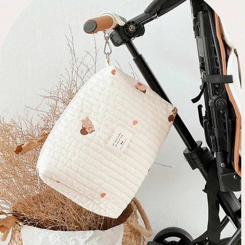 Quilted Stroller Nappy Bag Organiser