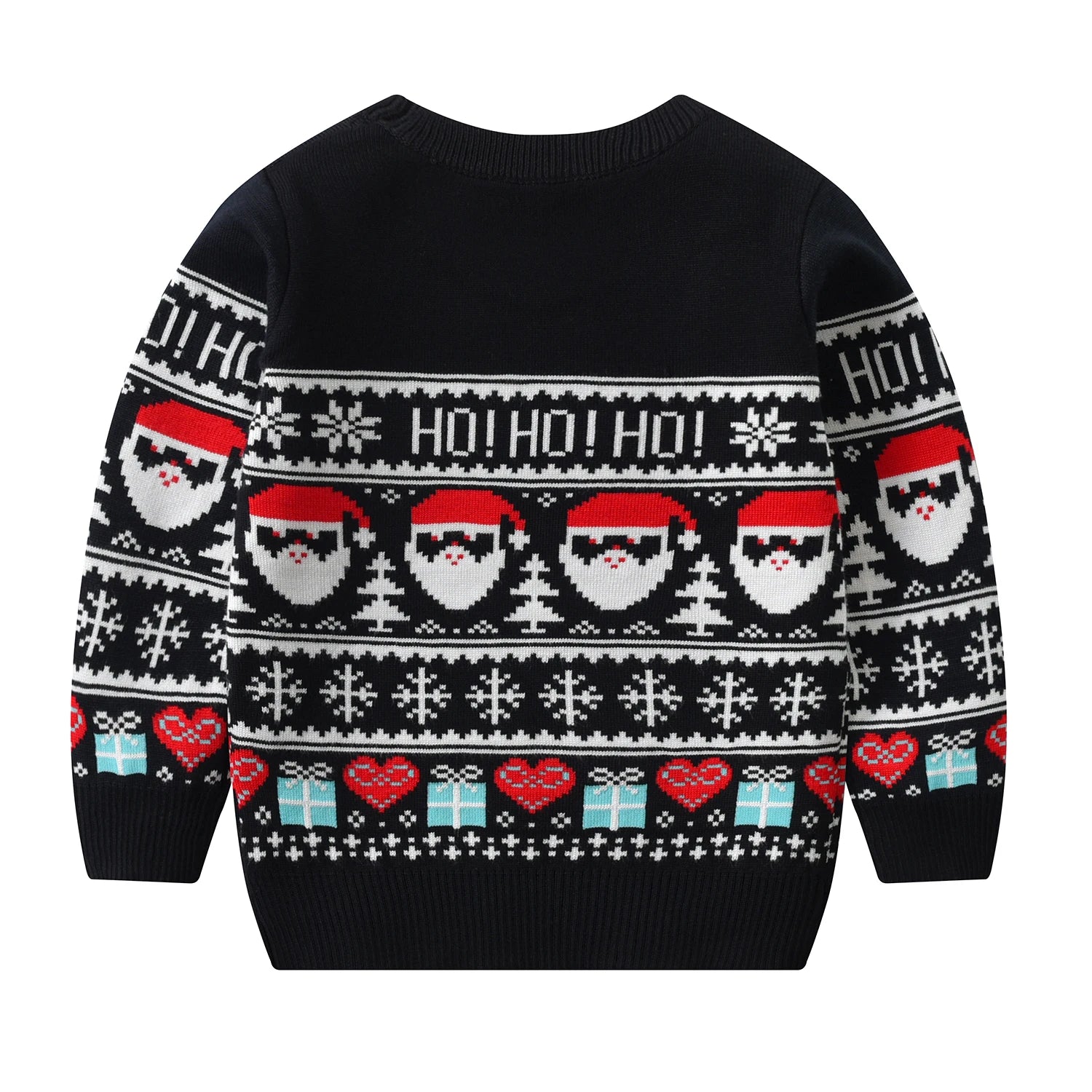 Premium knitted Christmas dinosaur jumper, soft, cosy and perfect for a refined festive kids’ look