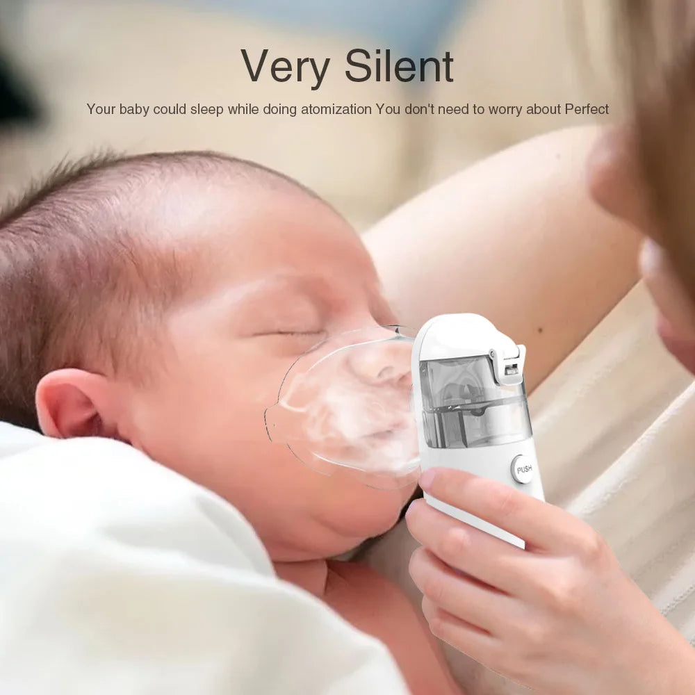 Portable Rechargeable Nebuliser Inhaler for Kids & Adults