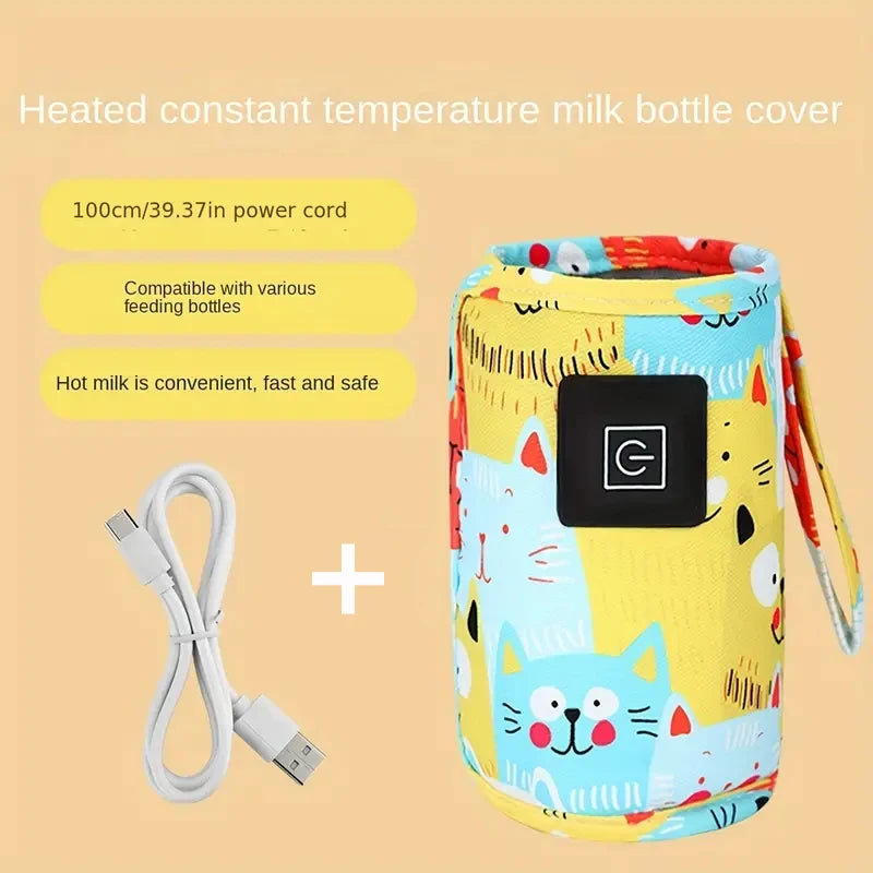 Portable USB Milk & Water Warmer – Travel-Ready Bottle Heater