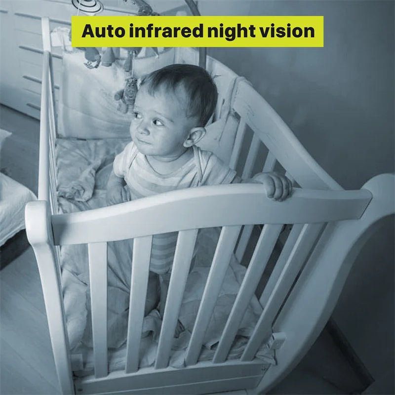 Babystar 5" Video Baby Monitor with Remote Pan-Tilt-Zoom & Two-Way Talk