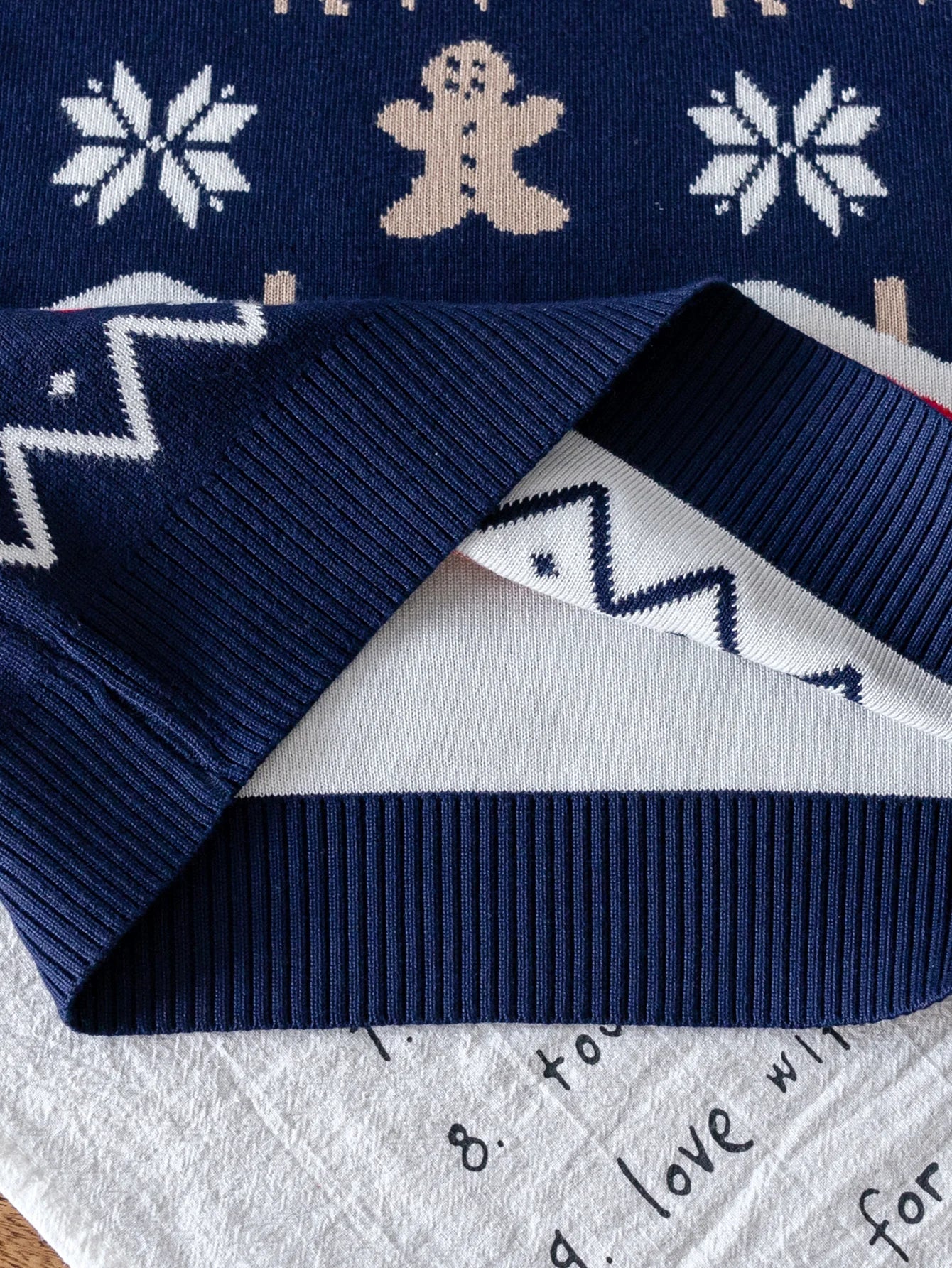 Premium reindeer knit sweater for boys — a warm, refined festive look for the season