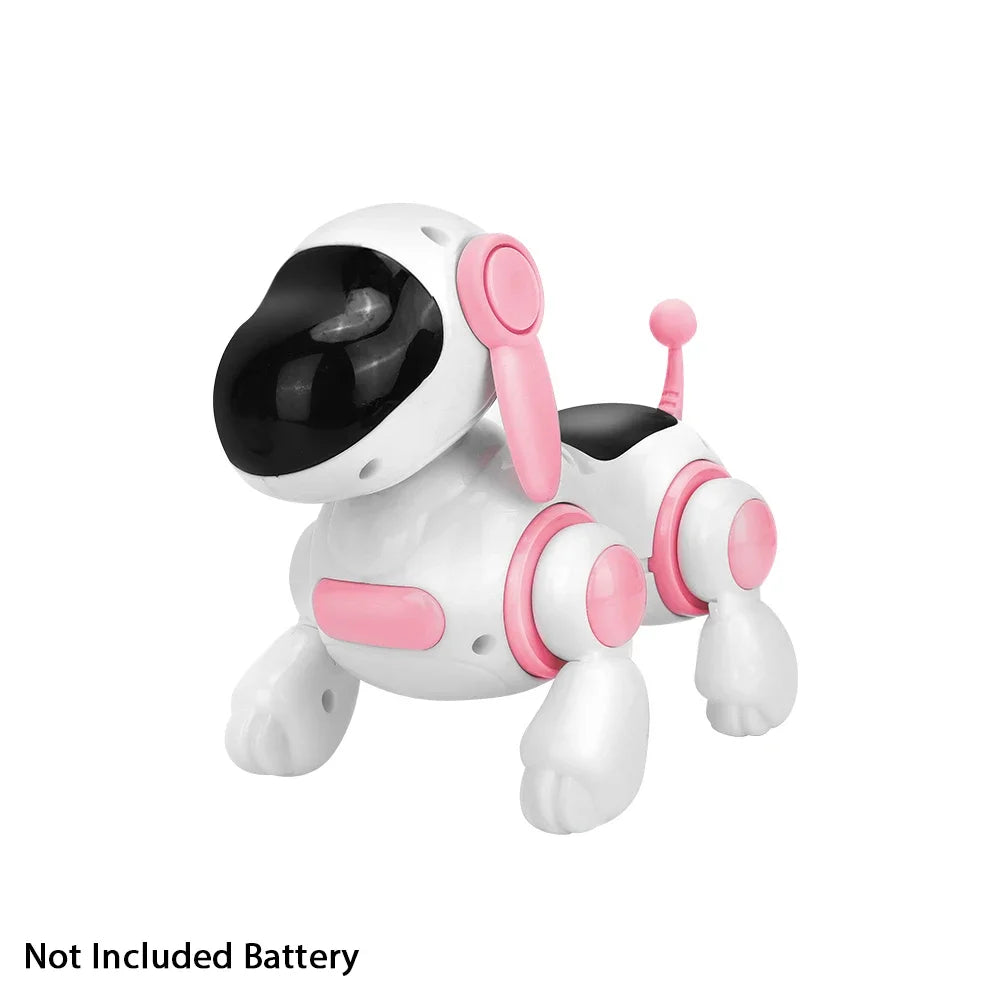 Smart Interactive Robotic Dog Toy with Lights, Sound & Music